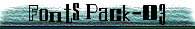  Fonts Pack-03 