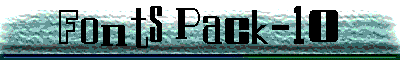  Fonts Pack-10 
