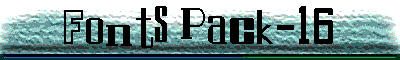  Fonts Pack-16 
